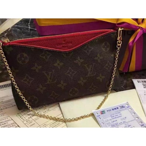 Kopertówka Louis Vuitton M41638 Red Monogram Canvas PALLAS