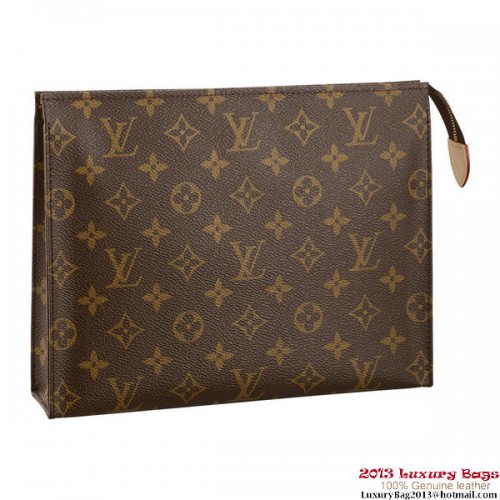 Louis Vuitton M47542 Monogram Canvas Cosmeticry Pouch 26