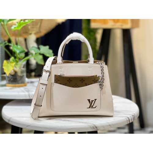 Louis Vuitton MARELLE TOTE MM M59953 Kremowo-beżowy