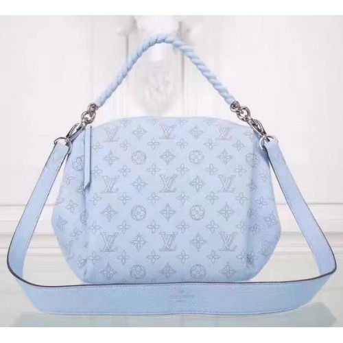 Louis Vuitton Mahina Leather BABYLON CHAIN BB Bag M51223 Blue