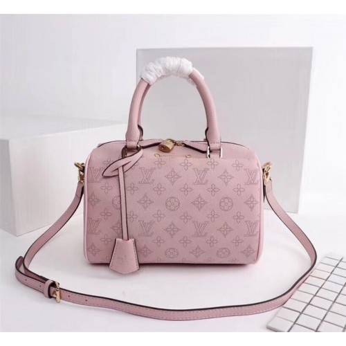 Louis Vuitton Mahina Leather SPEEDY BANDOILER 30 M40431 pink