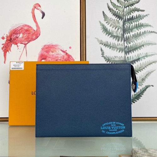 Louis Vuitton Malletier POCHETTE VOYAGE MM M30397 Ciemnoniebieski