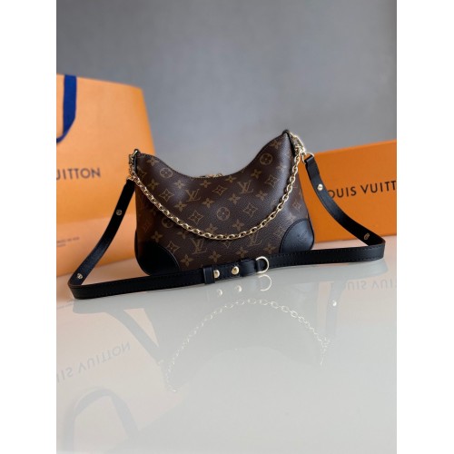 Louis Vuitton Monogram Canvas Boulogne Original Leather M45831 Czarny