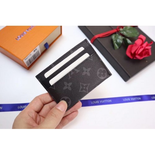 Louis Vuitton Monogram Canvas ETUI NA KARTY M61733 czarny