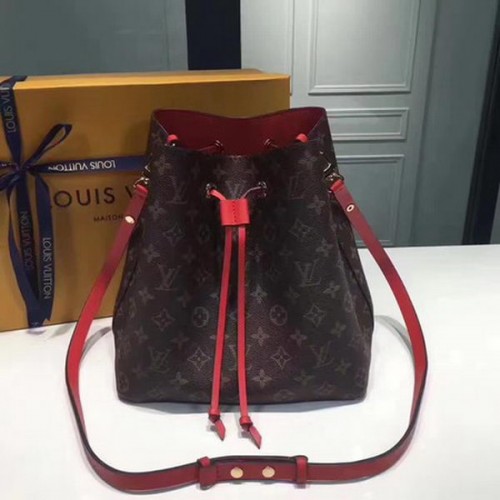 Louis Vuitton Monogram Canvas NEONOE M44022 Czerwony