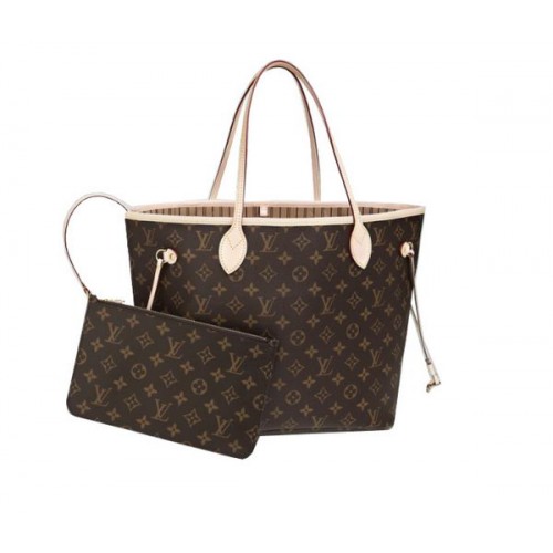 Louis Vuitton Monogram Canvas Neverfull MM M40995 Beżowy