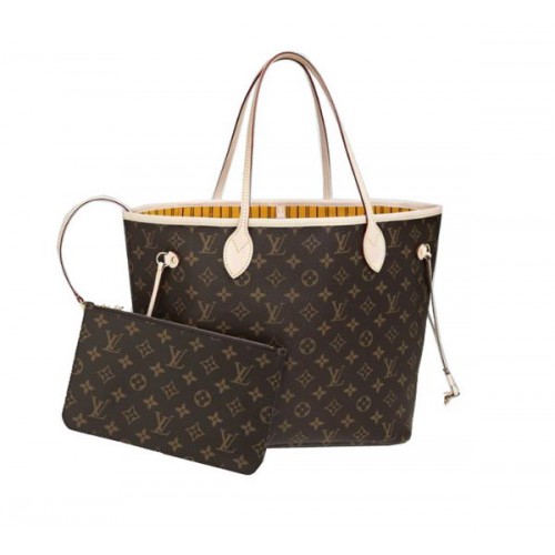Płótno z monogramem Louis Vuitton Neverfull MM M40997 Mimoza