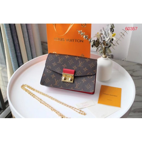 Torebka Louis Vuitton Monogram Canvas Original Chain M60357 czerwona