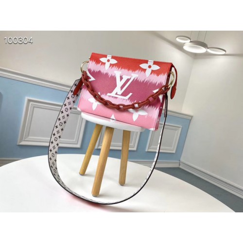 Louis Vuitton Monogram Canvas Original Leather M68137 czerwony