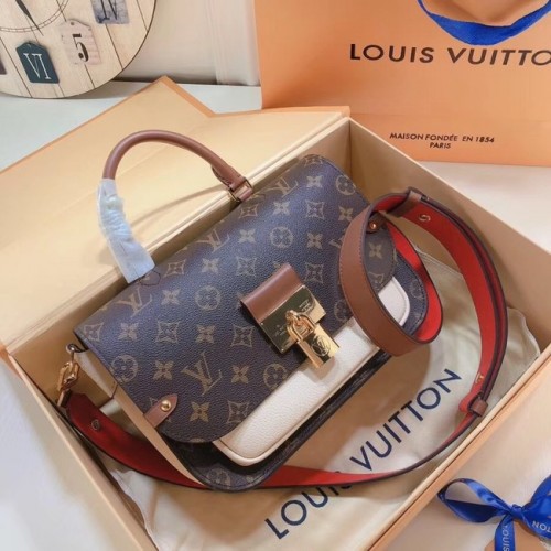 Louis Vuitton Monogram Canvas Original Leather VAUGIRARD M44354 kremowy
