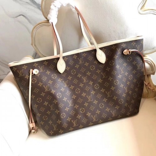 Louis Vuitton Monogram Canvas Original NEVERFULL GM M40990 czerwony