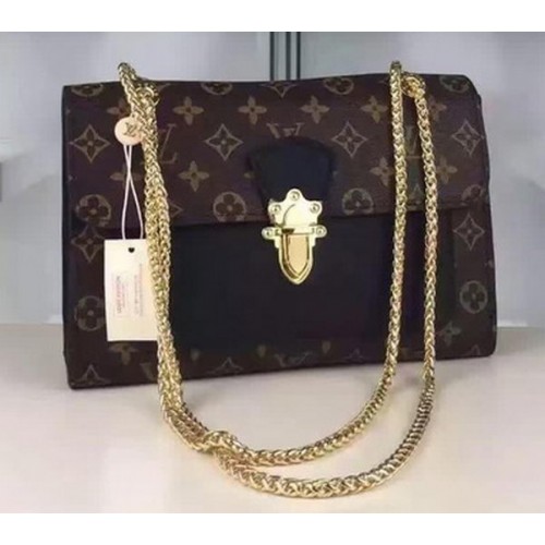 Torebka Louis Vuitton Monogram Canvas PALLAS CHAIN M41731 Czarna