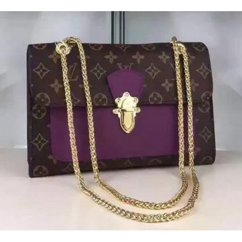 Torebka Louis Vuitton Monogram Canvas PALLAS CHAIN M41731 Purple