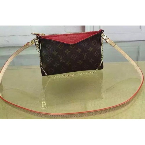 Louis Vuitton Monogram Canvas PALLAS CLUTCH M41638 Cherry
