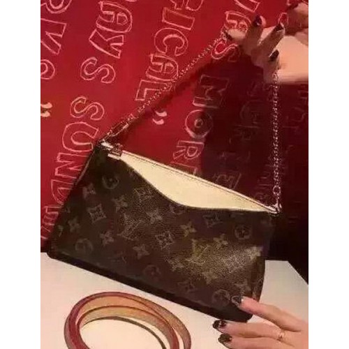 Louis Vuitton Monogram Canvas PALLAS CLUTCHES M41638 Jasnoróżowe