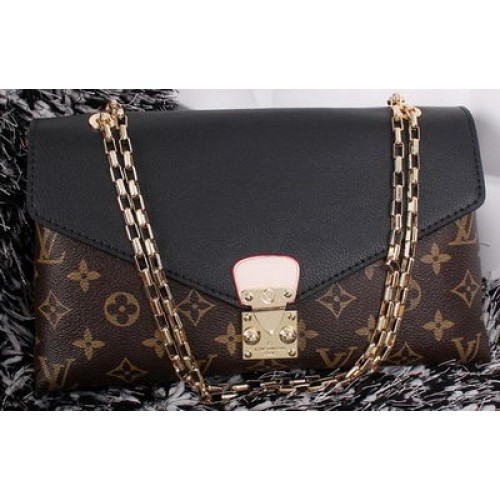 Torebka Louis Vuitton Monogram Canvas Pallas Chain Aurore M41200 Black