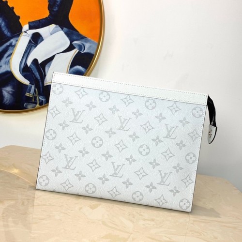 Płócienna toaletka Poche Louis Vuitton Monogram M30420 biała
