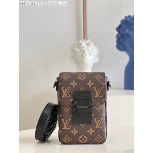 Louis Vuitton Monogram Canvas S-LOCK PIONOWY PORTFEL NOSZONY M81524 Czarny