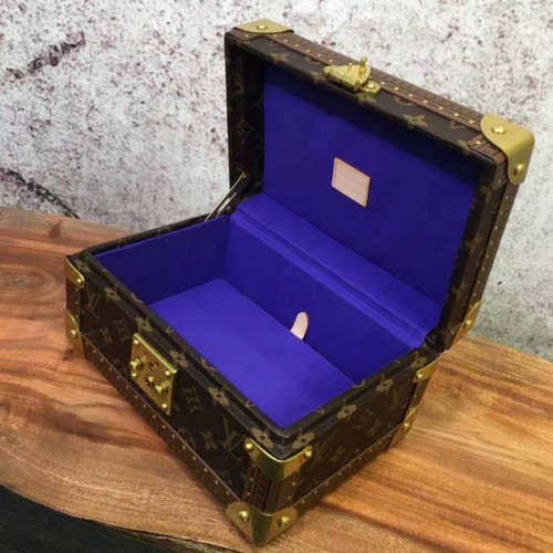 Louis Vuitton Monogram Canvas Treasure Box 40666 Ciemnoniebieski