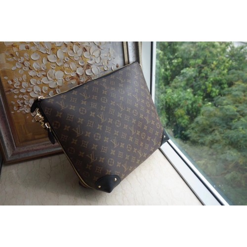 Louis Vuitton Monogram Canvas Triangle Softy M41130 Czarny