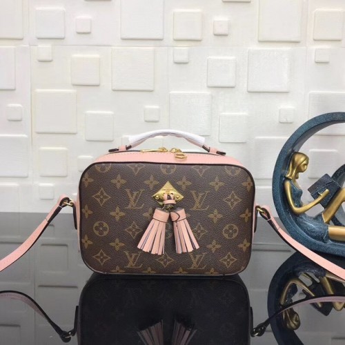 Louis Vuitton Monogram Canvas oryginalna skóra SAINTINGE N40154 różowa