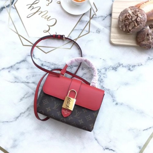 Louis Vuitton Monogram Canvas oryginalny M43129 czerwony