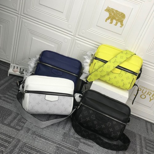 Louis Vuitton Monogram Eclipse Oryginalna skórzana torba listonoszka 30233