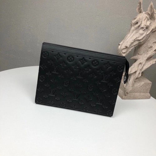 Monogram Louis Vuitton Eclipse POCHETTE VOYAGE MM M61692 Czarny