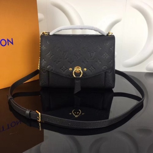 Louis Vuitton Monogram Empreinte WHITE BB M43781 black