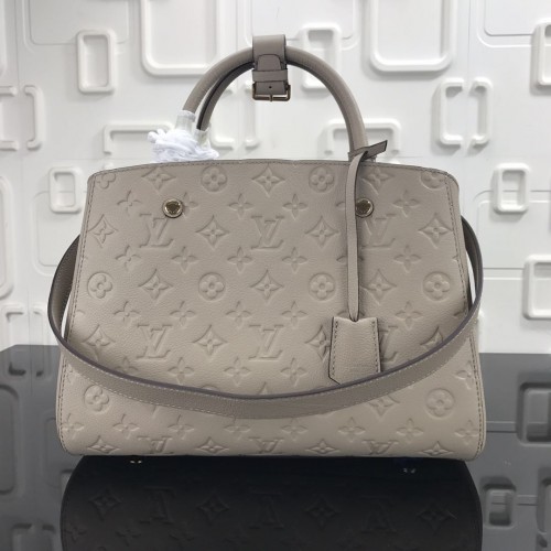Oryginalna skóra Louis Vuitton Monogram Empreinte M43248 Szara