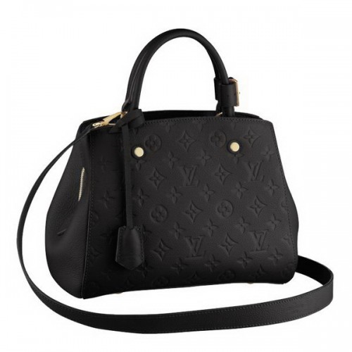 Monogram Louis Vuitton Empreinte Montaigne BB M41053 Czarny
