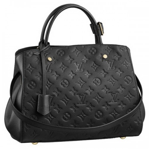 Monogram Louis Vuitton Empreinte Montaigne MM M41048 Czarny