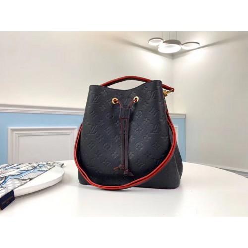 Monogram Louis Vuitton Empreinte Neone Oryginalna skóra M45256 Granatowy