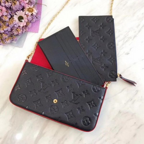 Monogram Louis Vuitton Empreinte Felicie Kopertówka M64064 Royal