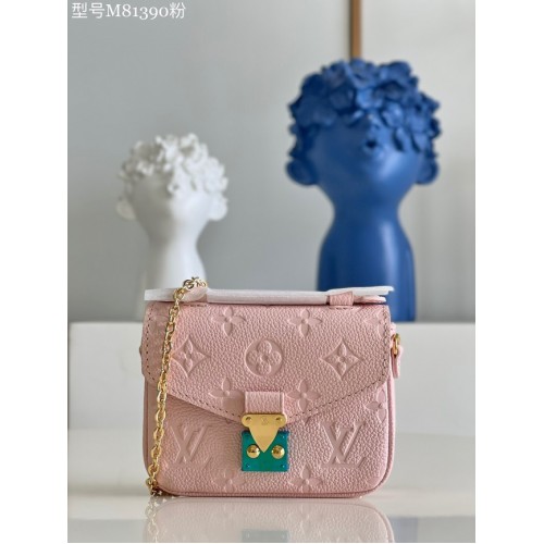 Louis Vuitton Monogram Empreinte METIS BB POUCH M81390 różowy