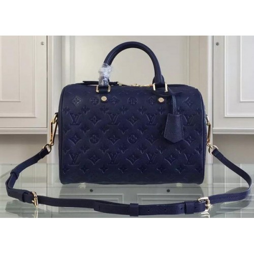 Torba na ramię Louis Vuitton Monogram Empreinte Speedy 30 M91330 Royal