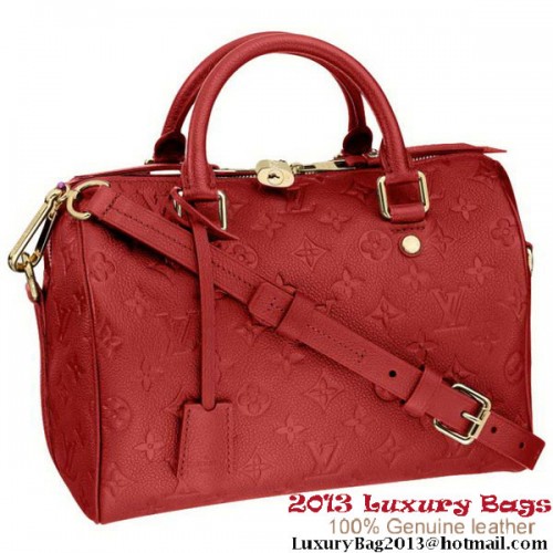 Monogram Louis Vuitton Empreinte Speedy Bandouliere 25 M40758