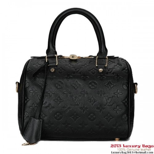 Monogram Louis Vuitton Empreinte Speedy Bandouliere 25 M40762 Czarny