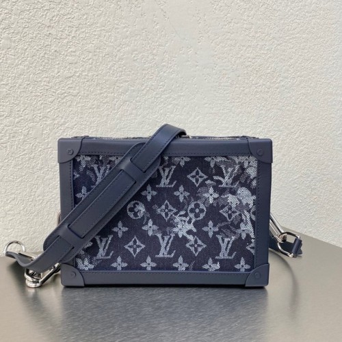 Louis Vuitton Monogram Oryginalna skóra M57283 Granatowy