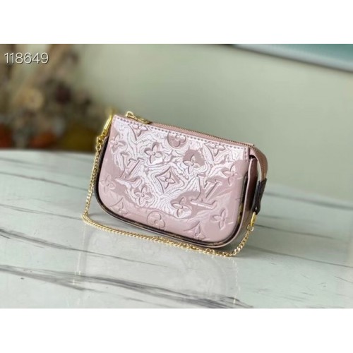 Louis Vuitton Monogram Vernis Mini Pouch Accessories M58009 pink