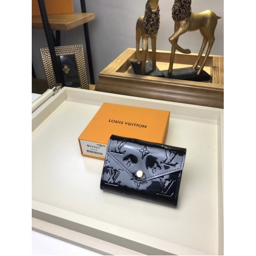 PORTFEL Louis Vuitton Monogram Vernis VICTORINE M62427 czarny