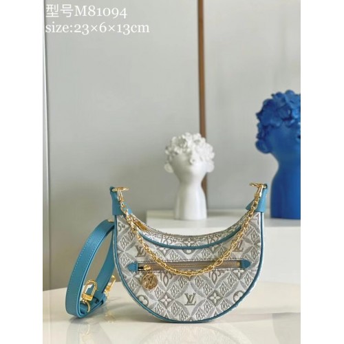 Louis Vuitton Monogram denim M44036 niebieski