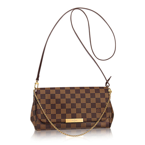 Louis Vuitton N41129 Damier Ebene Canvas Ulubiona torba MM