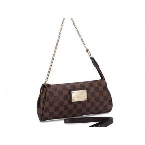 Sprzęgło Louis Vuitton N55213 Damier Ebene Canvas Eva