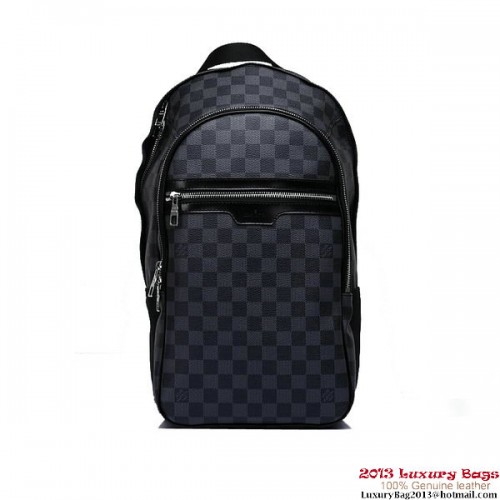 Louis Vuitton N58024 Damier Graphite Canvas Michael Męskie torby listonoszki