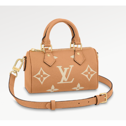 Louis Vuitton NANO SPEEDY M81457 Kremowy Beż