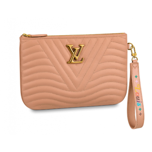 Zapinana na zamek kopertówka Louis Vuitton NEW WAVE M67500 Noisette