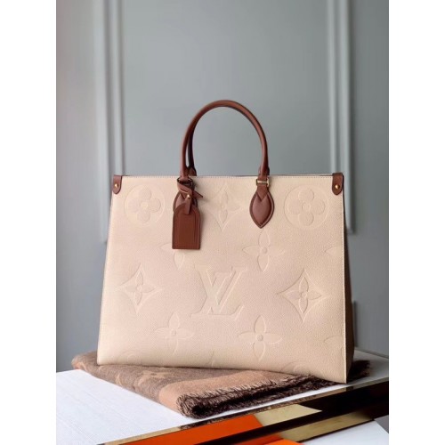 Louis Vuitton ONTHEGO M44576 Kremowy
