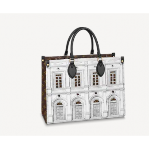 Louis Vuitton ONTHEGO MM M59264 Czarno-biały