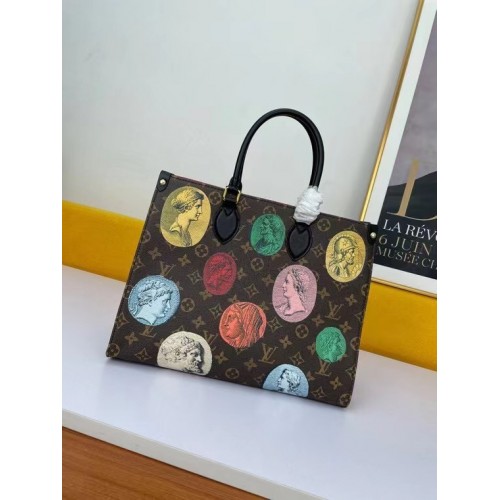 Louis Vuitton ONTHEGO Monogram Cameo wydrukowany na płótnie MM M59245